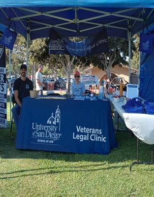 students at event